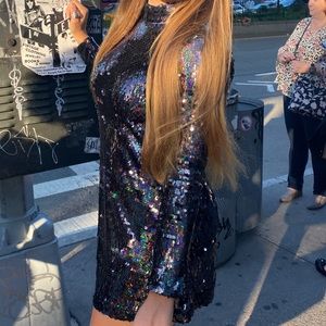 Sparkle Top Shop Dress